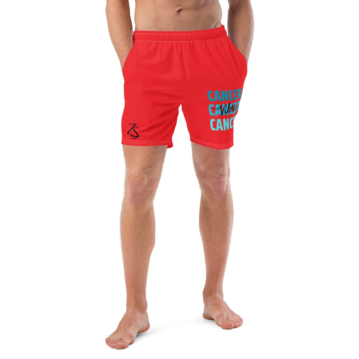 Cancer Vibes Men's swim trunks