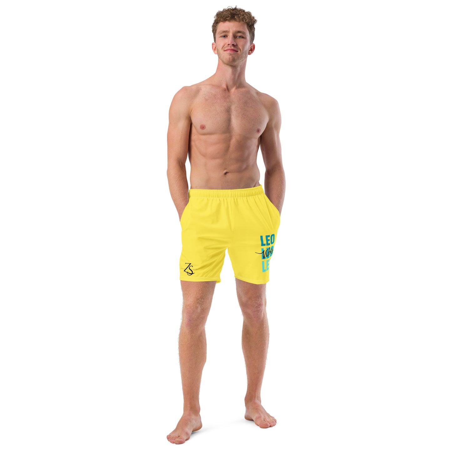 Leo Vibes Men's swim trunks