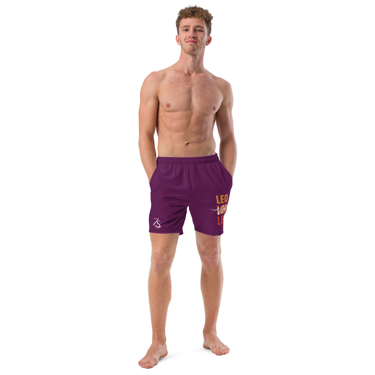 Leo Vibes Men's swim trunks