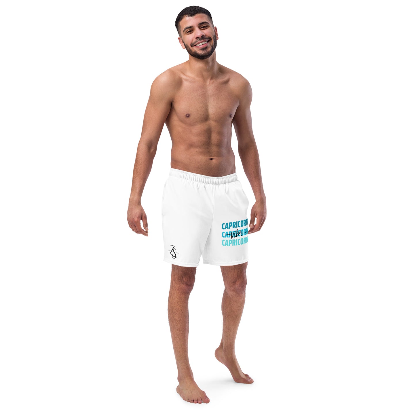 Capricorn Vibes Men's swim trunks