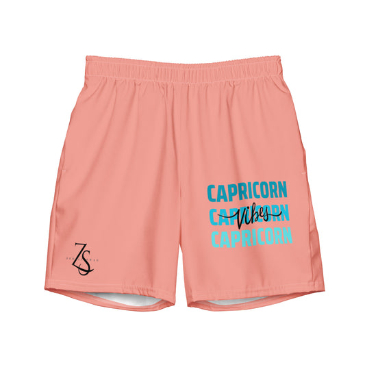 Capricorn Vibes Men's swim trunks