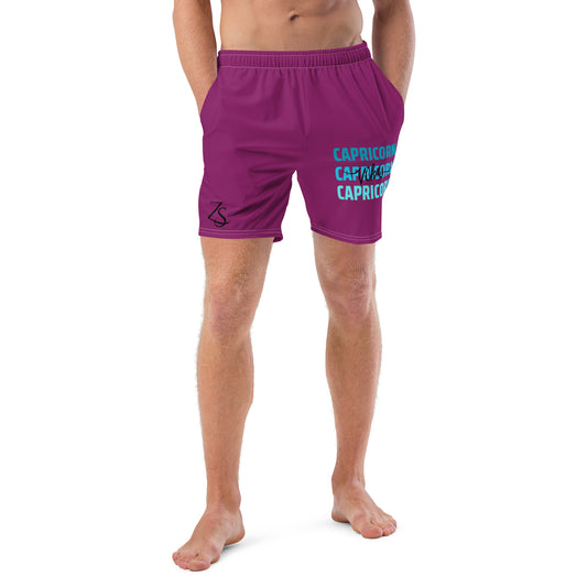 Capricorn Vibes Men's swim trunks