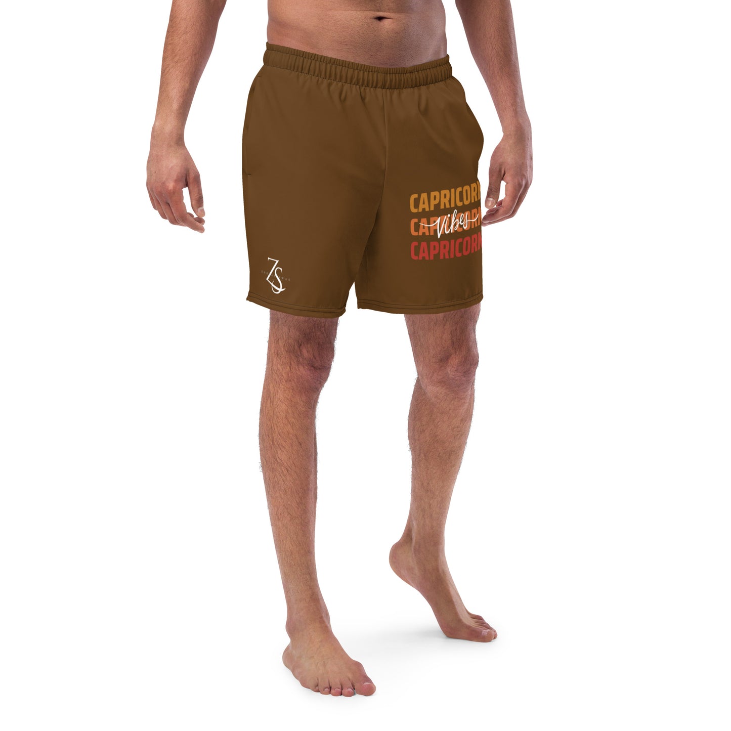 Capricorn Vibes Men's swim trunks