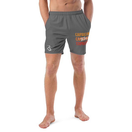 Capricorn Vibes Men's swim trunks