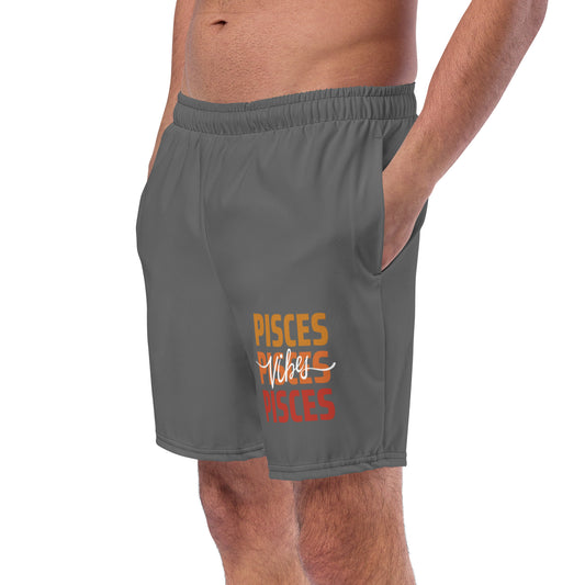 Pisces Vibes Men's swim trunks