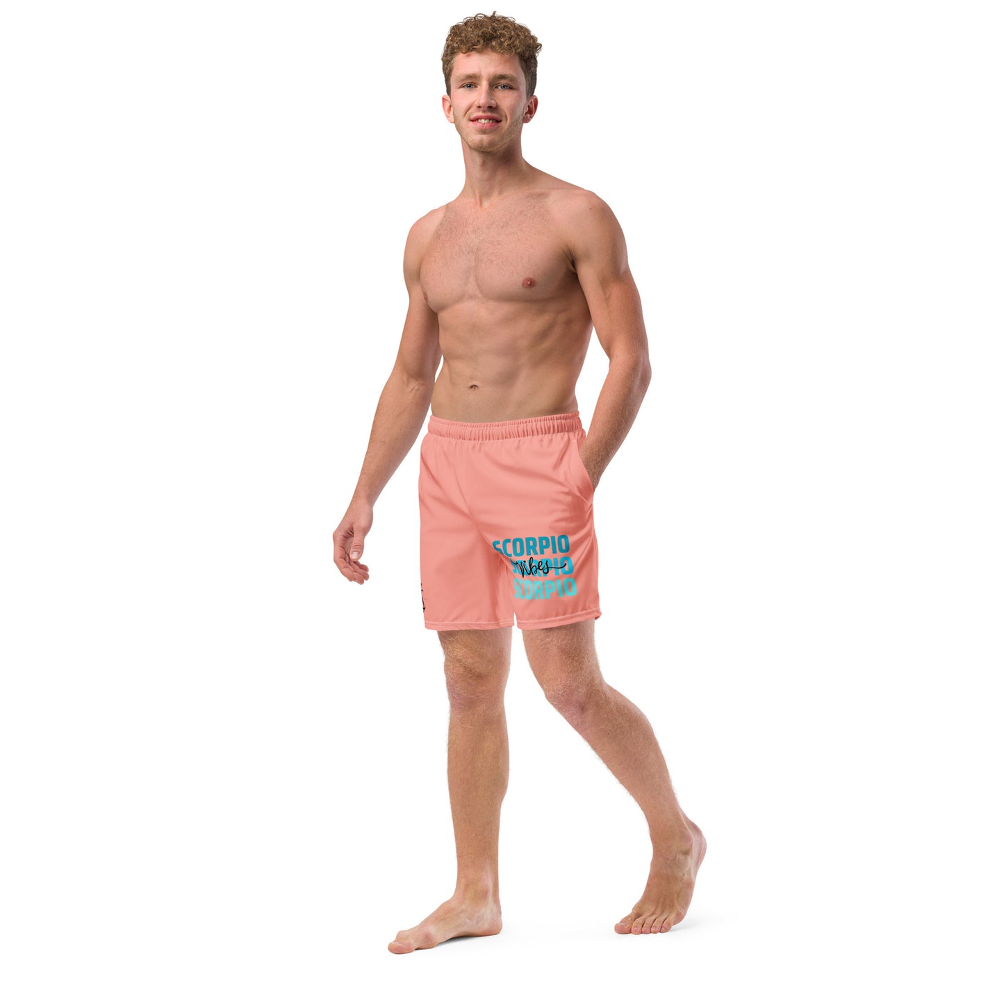 Scorpio Vibes Men's swim trunks