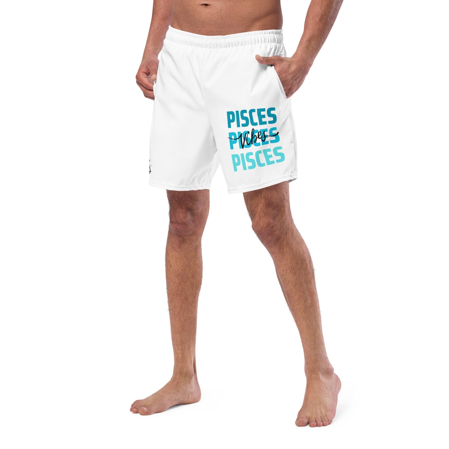 Pisces Vibes Men's swim trunks