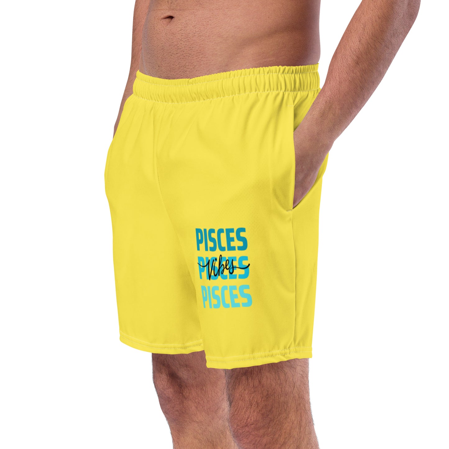 Pisces Vibes Men's swim trunks