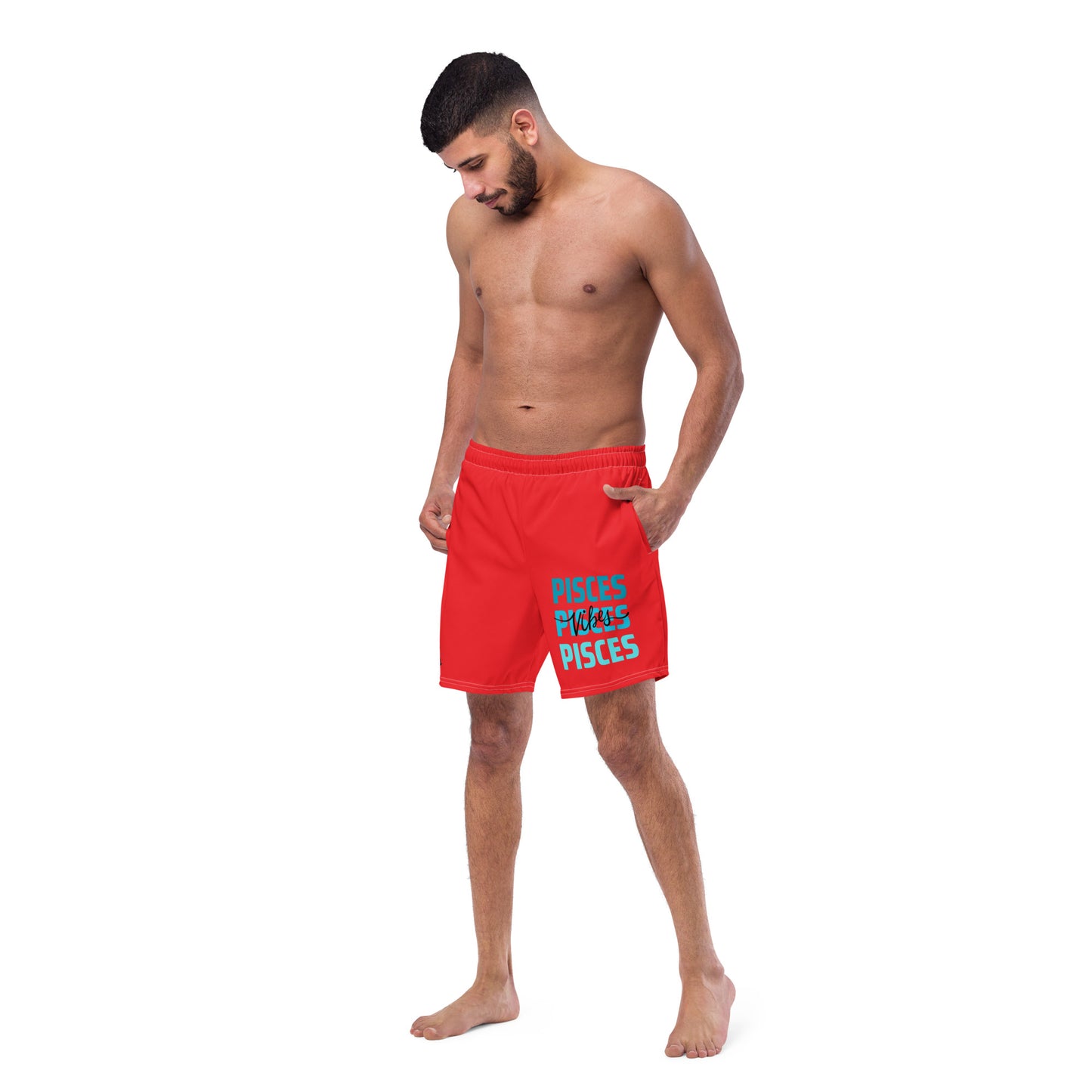 Pisces Vibes Men's swim trunks