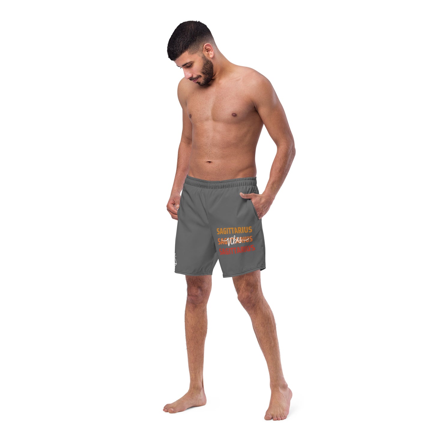 Sagittarius Vibes Men's swim trunks