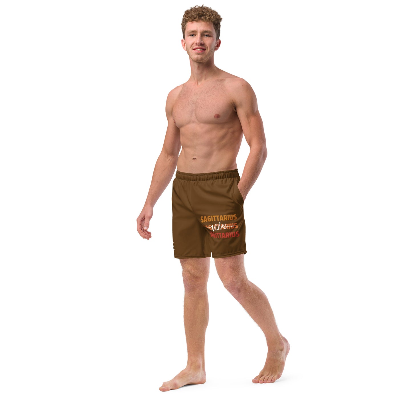 Sagittarius Vibes Men's swim trunks