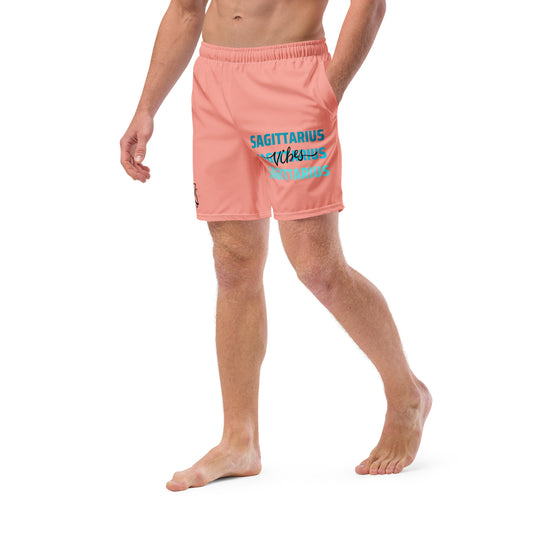 Sagittarius Vibes Men's swim trunks