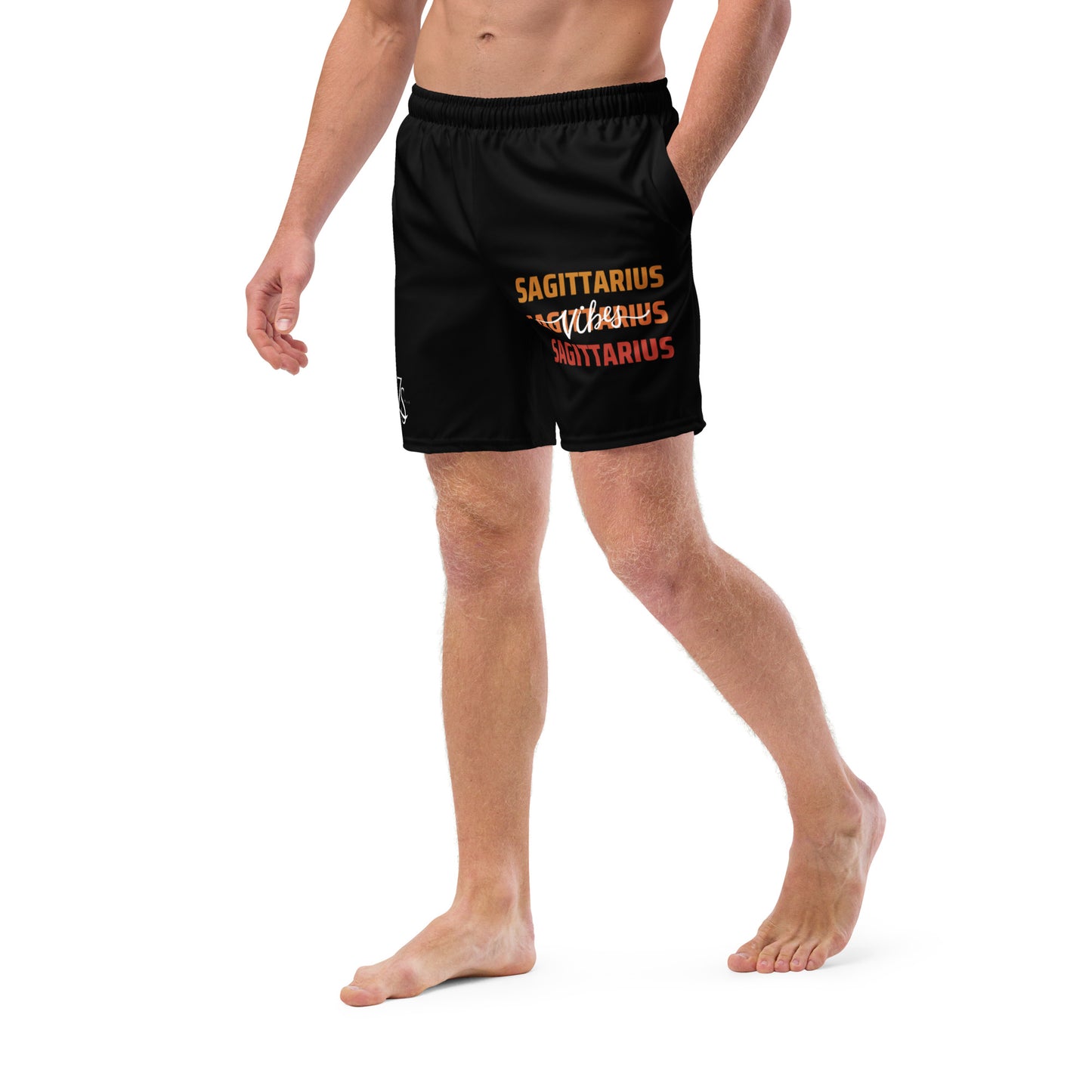 Sagittarius Vibes Men's swim trunks