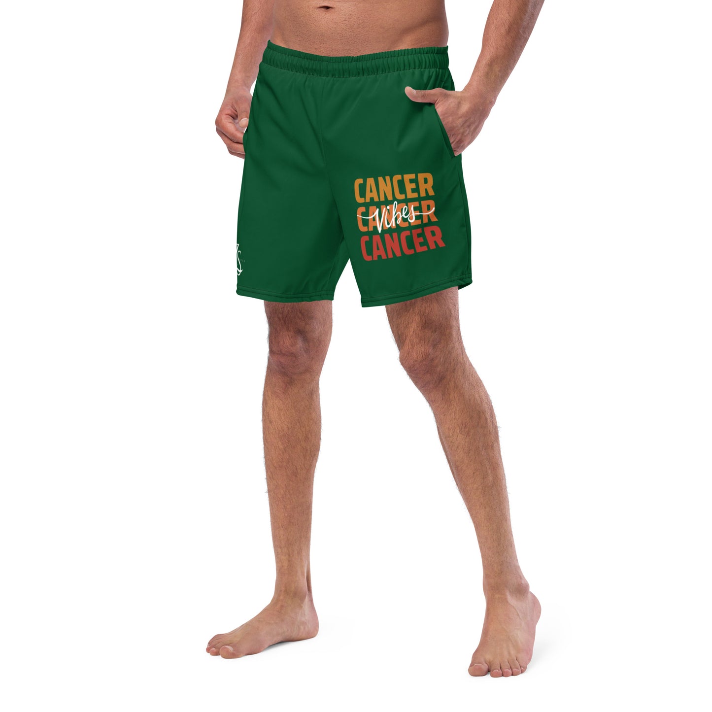 Cancer Vibes Men's swim trunks