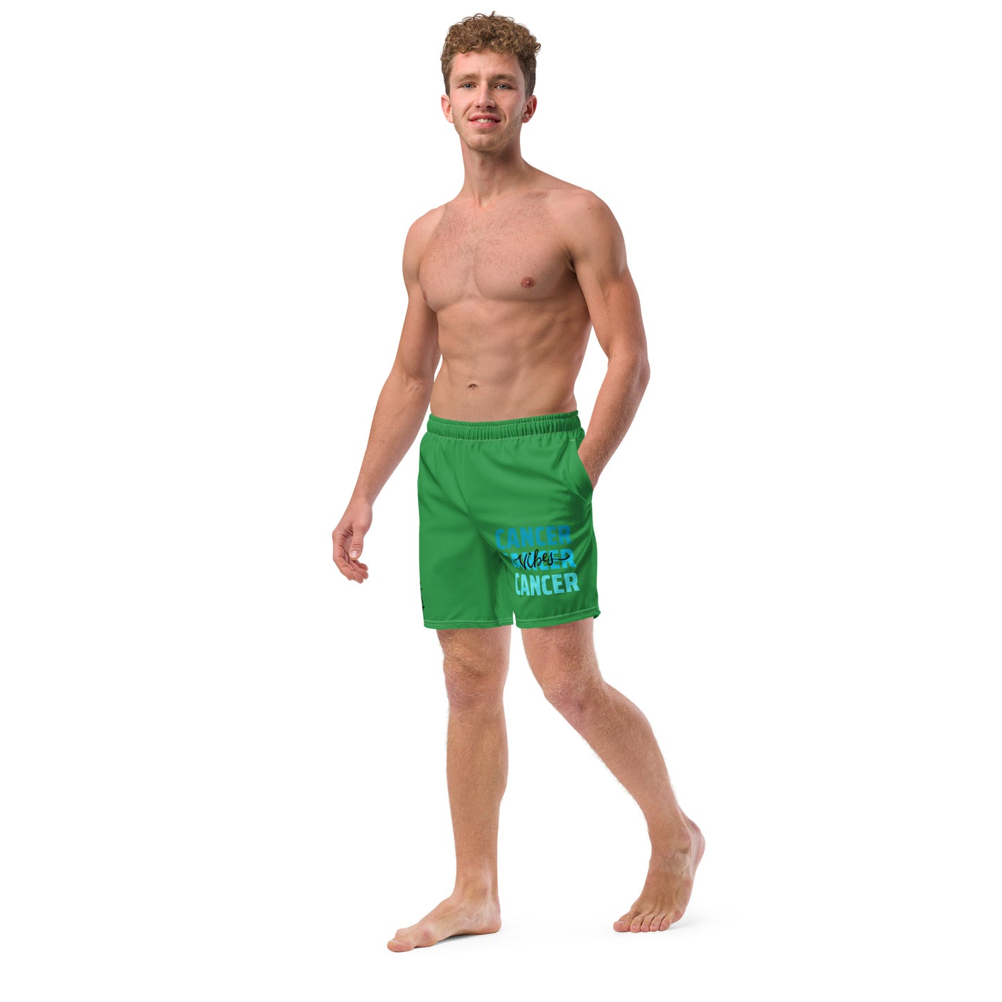 Cancer Vibes Men's swim trunks