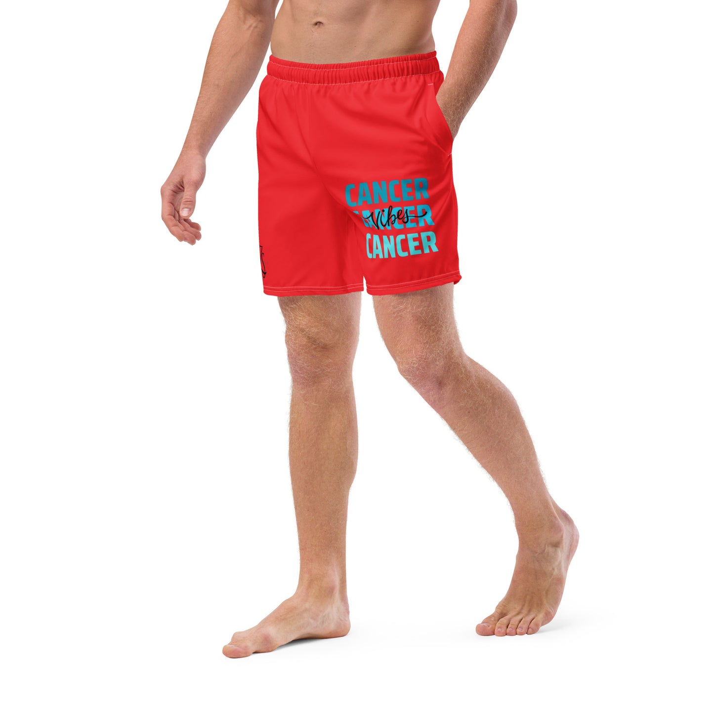 Cancer Vibes Men's swim trunks