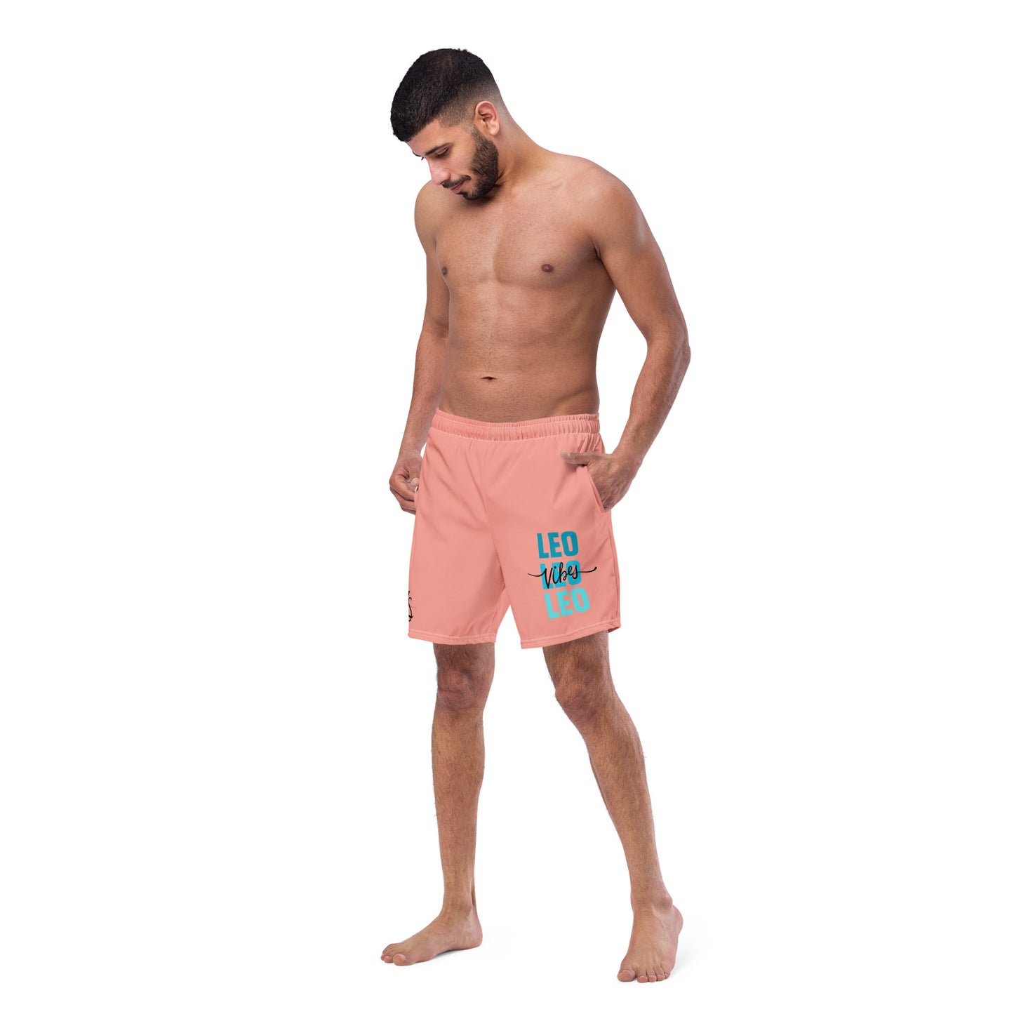 Leo Vibes Men's swim trunks