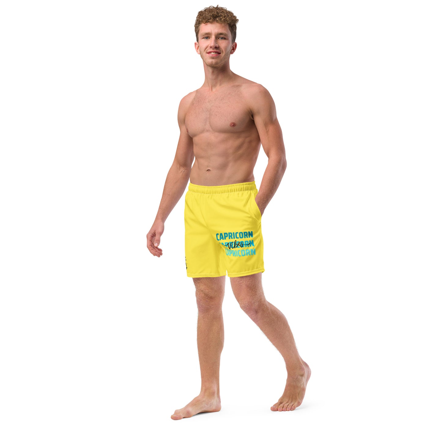 Capricorn Vibes Men's swim trunks