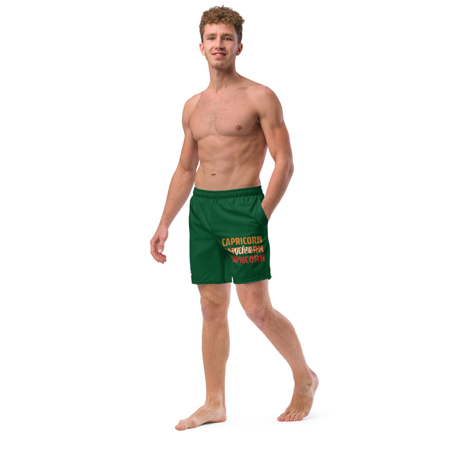 Capricorn Vibes Men's swim trunks