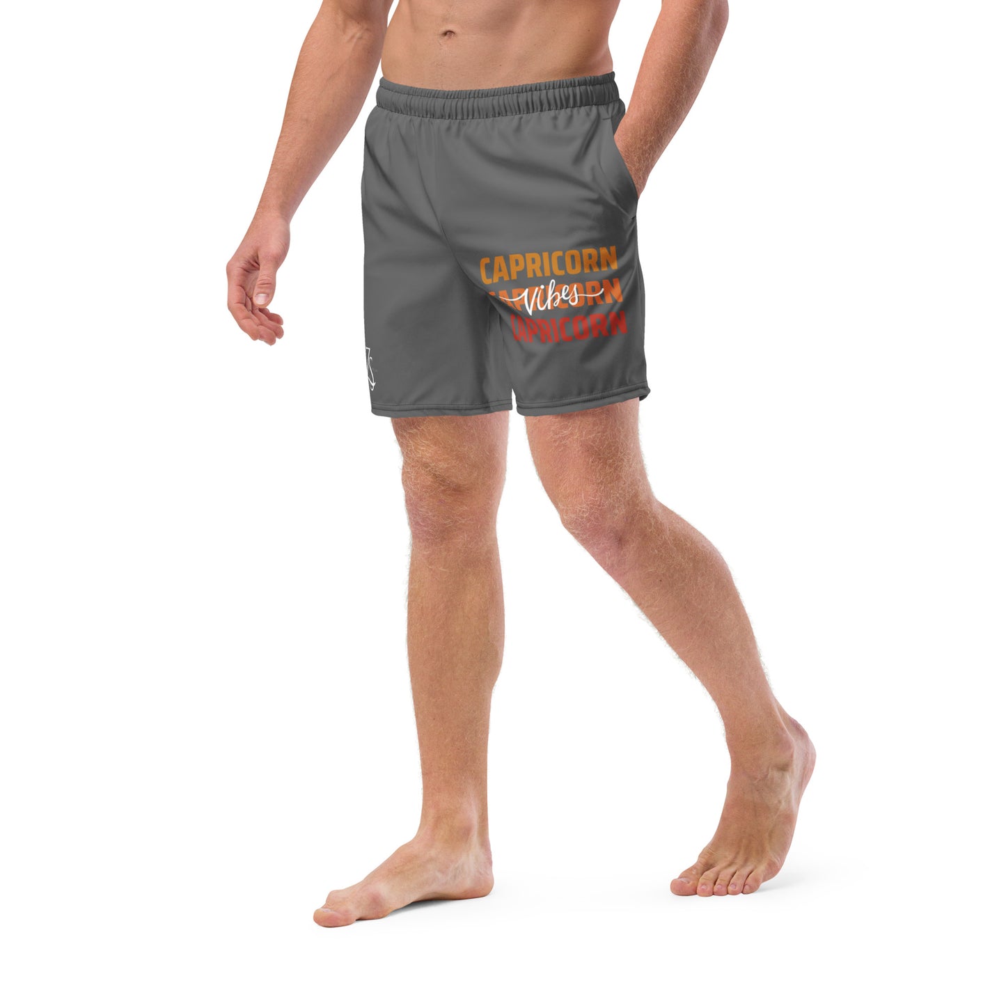 Capricorn Vibes Men's swim trunks