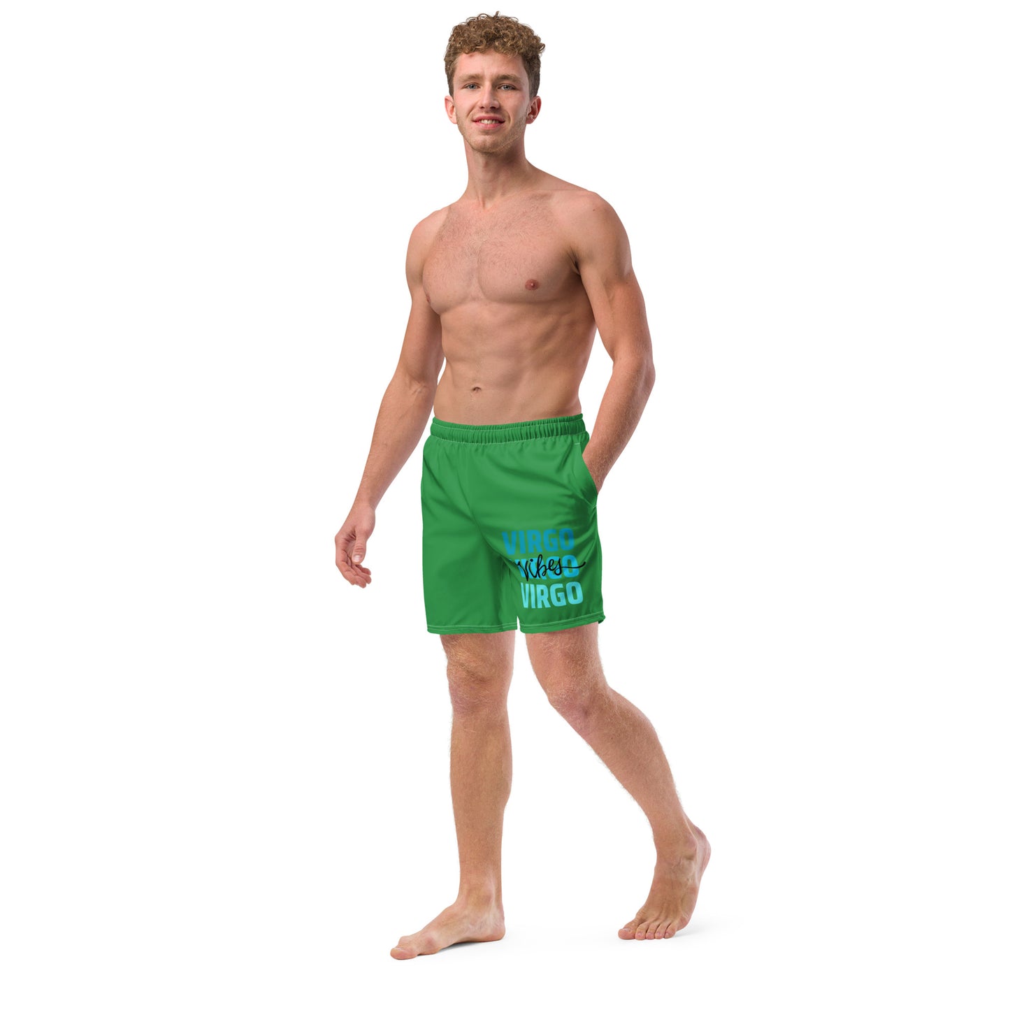 Virgo Vibes Men's swim trunks