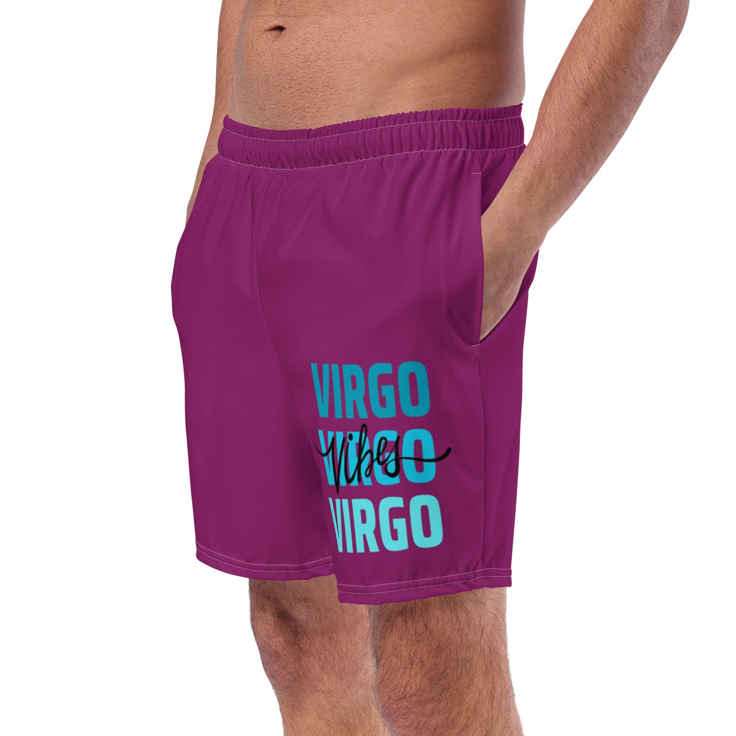 Virgo Vibes Men's swim trunks