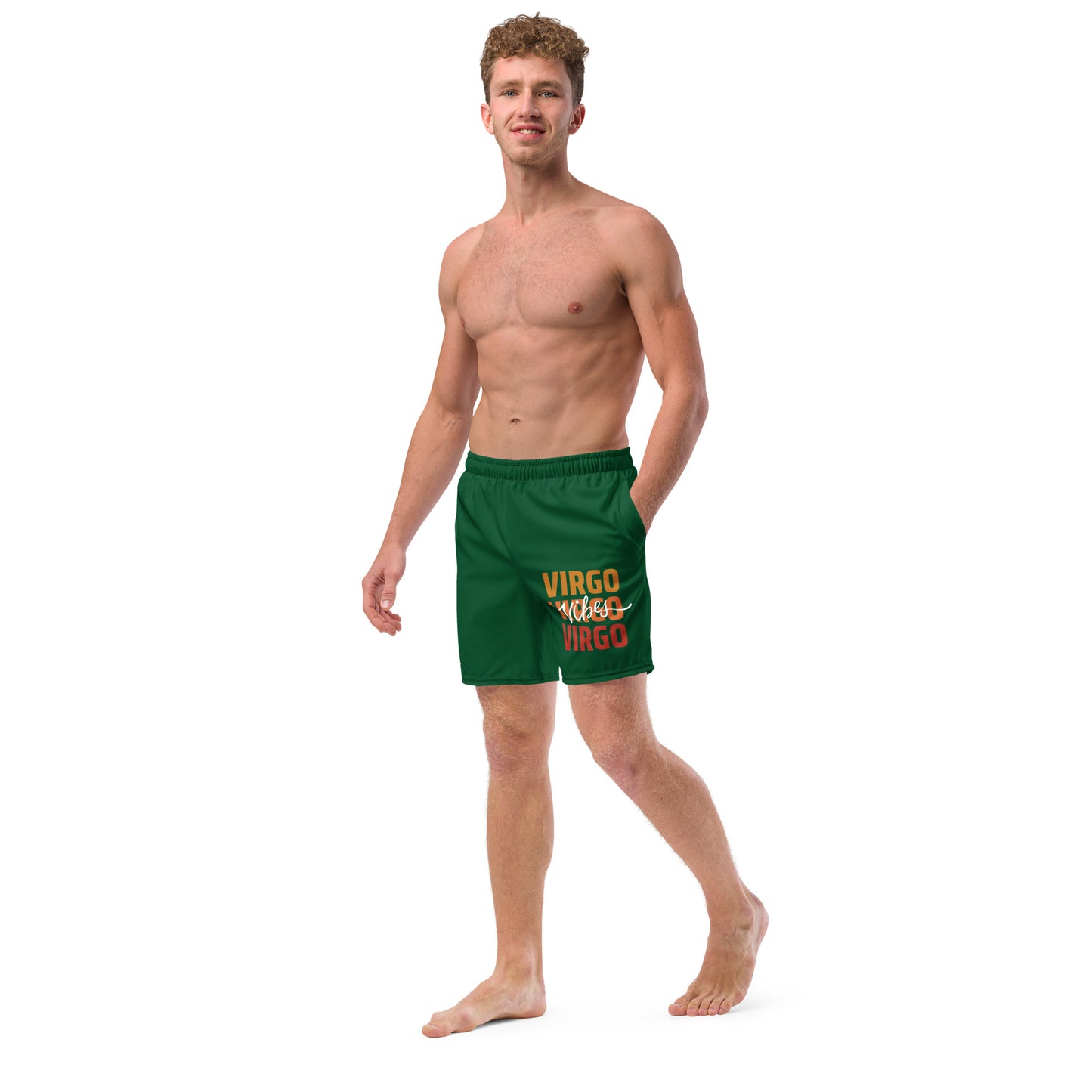 Virgo Vibes Men's swim trunks