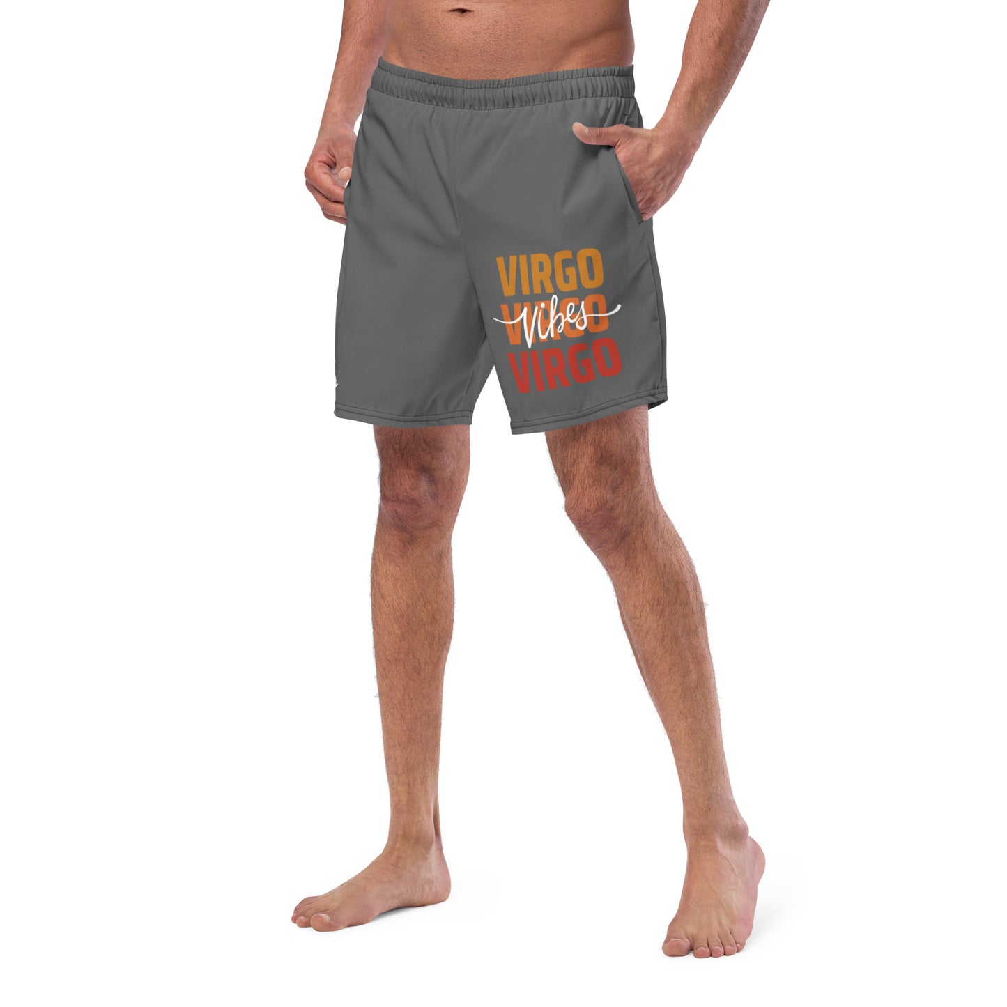 Virgo Vibes Men's swim trunks