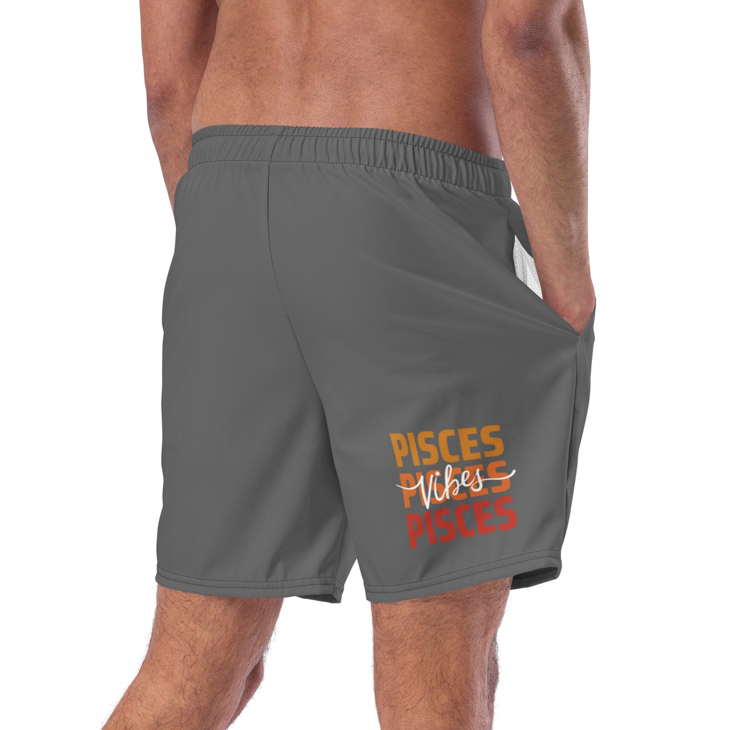 Pisces Vibes Men's swim trunks