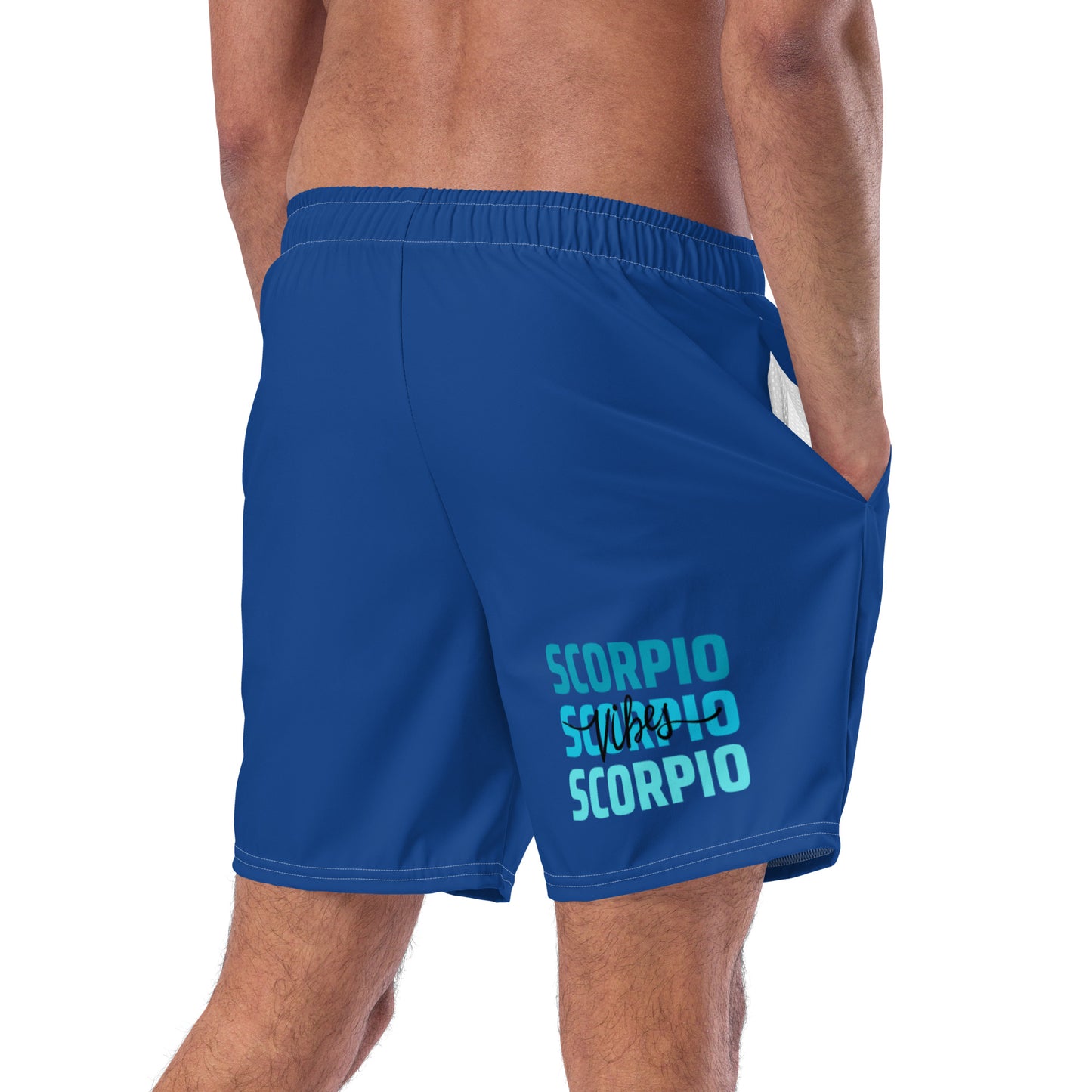 Scorpio Vibes Men's swim trunks