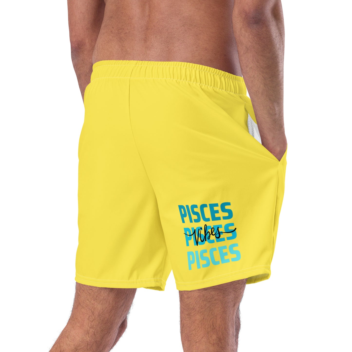 Pisces Vibes Men's swim trunks