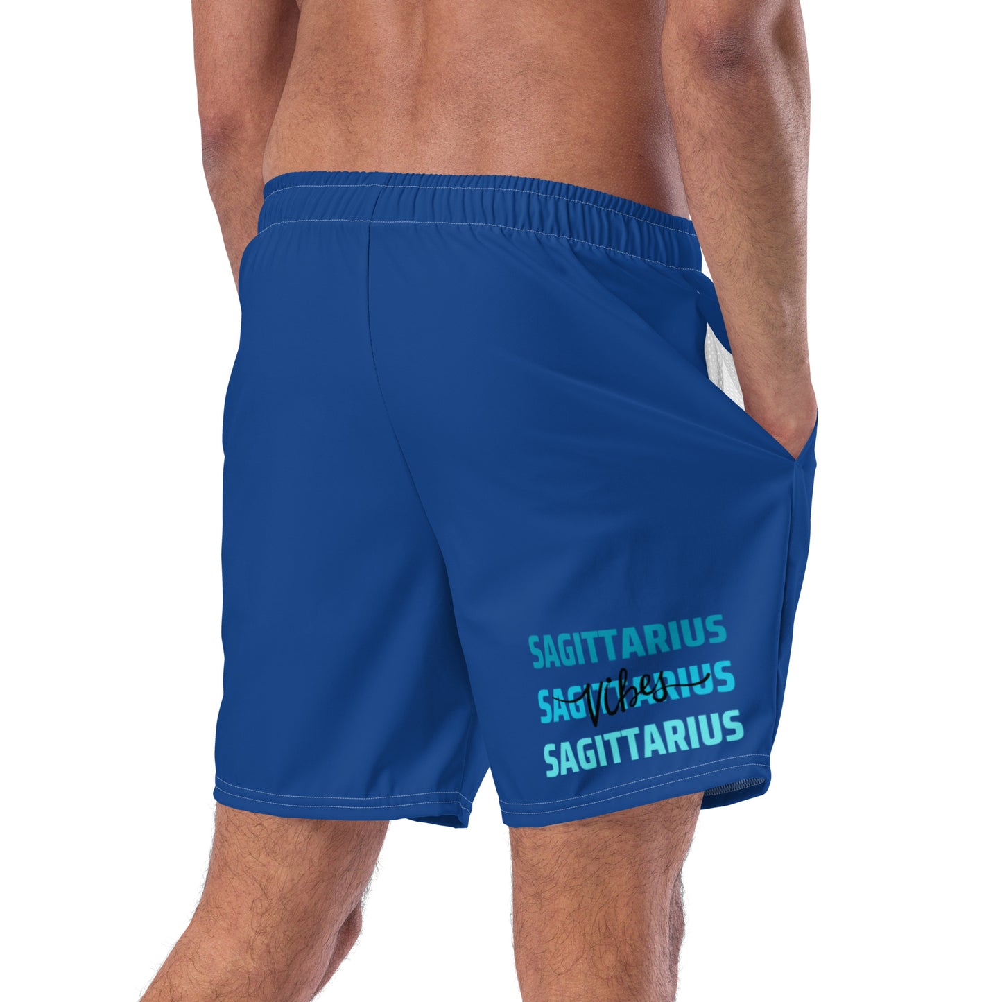 Sagittarius Vibes Men's swim trunks