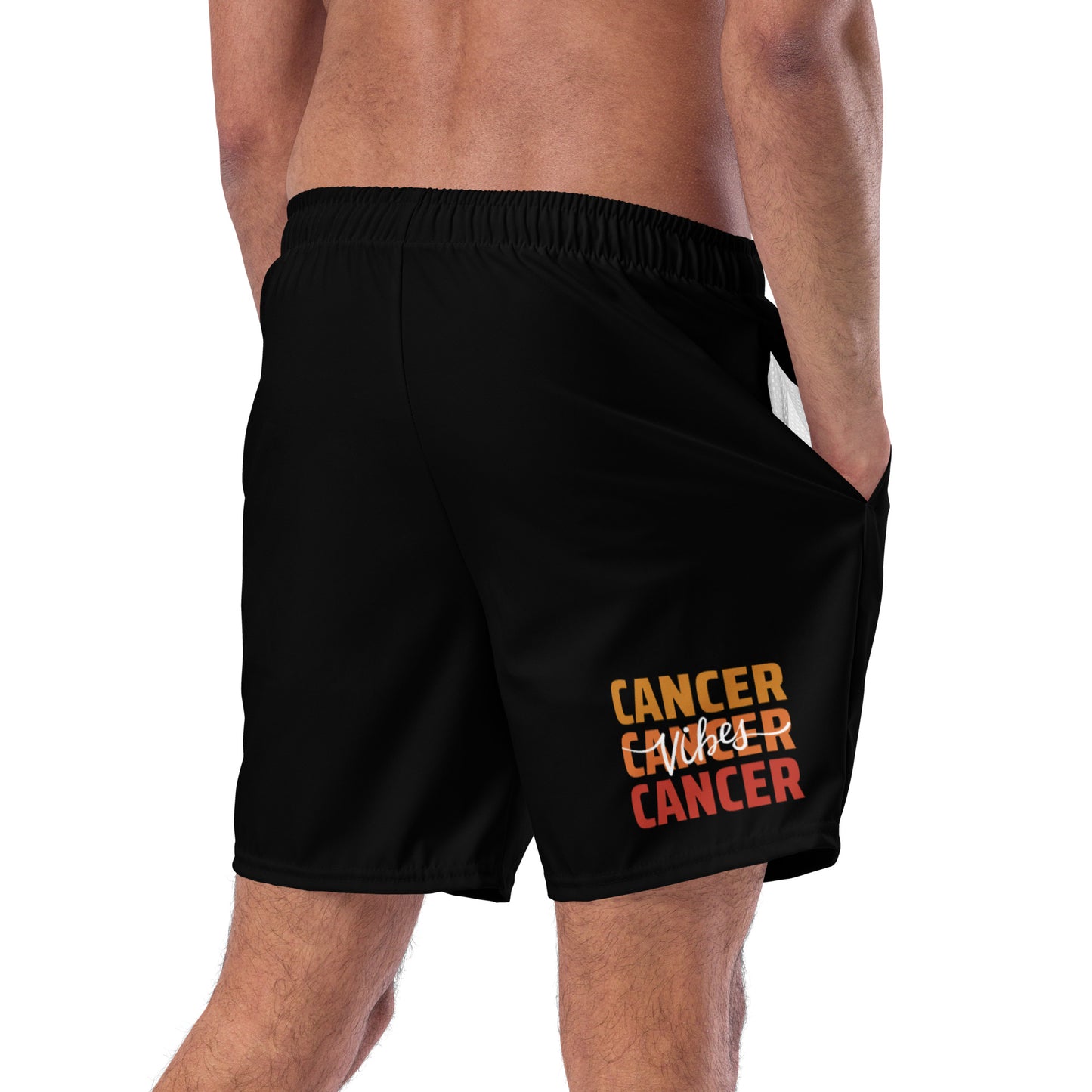 Cancer Vibes Men's swim trunks