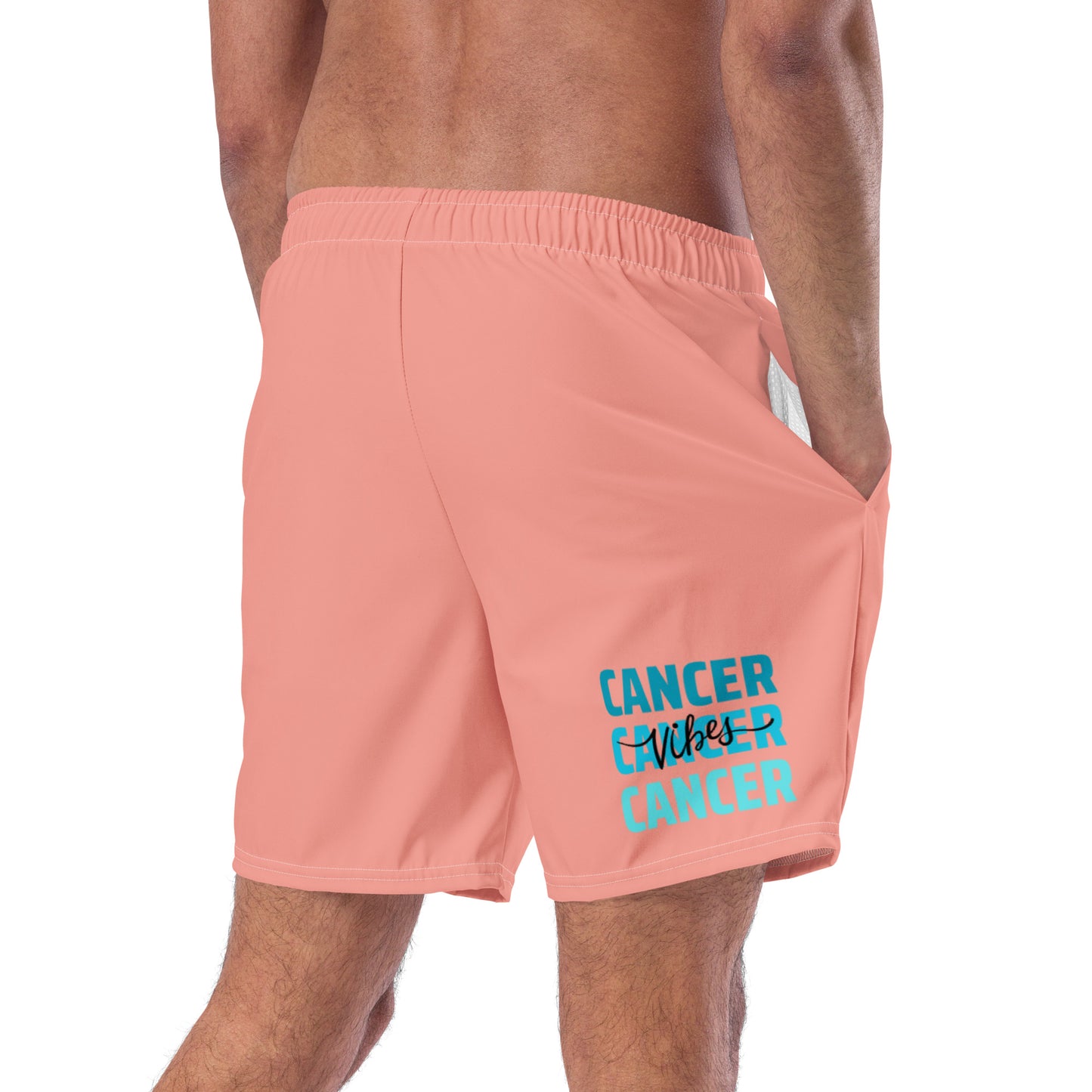 Cancer Vibes Men's swim trunks