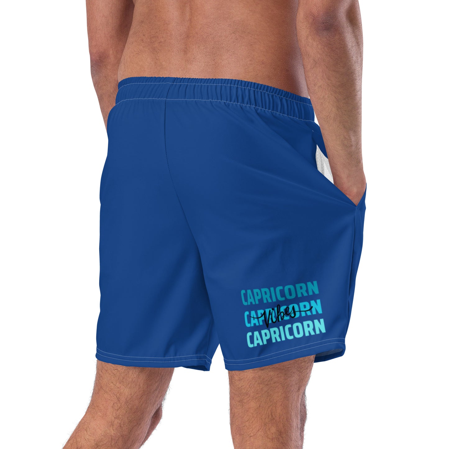 Capricorn Vibes Men's swim trunks