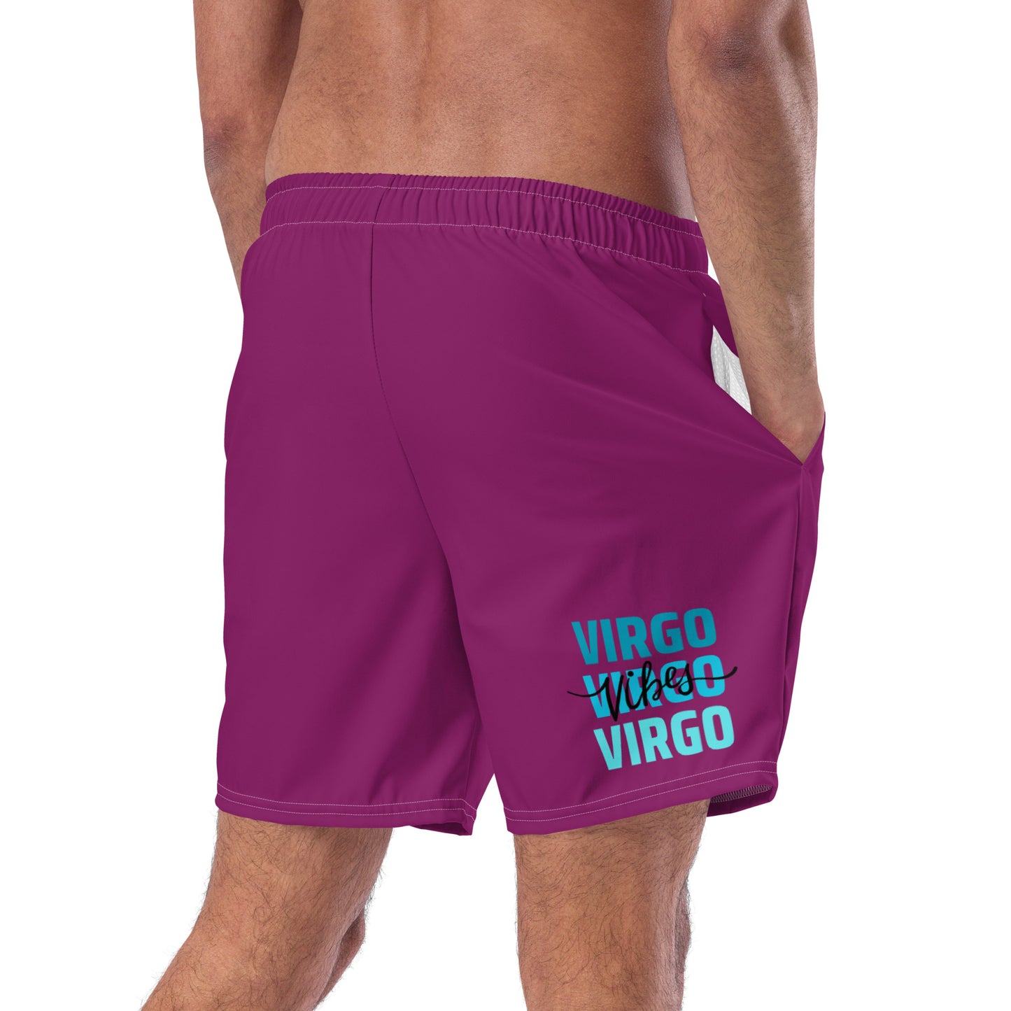 Virgo Vibes Men's swim trunks