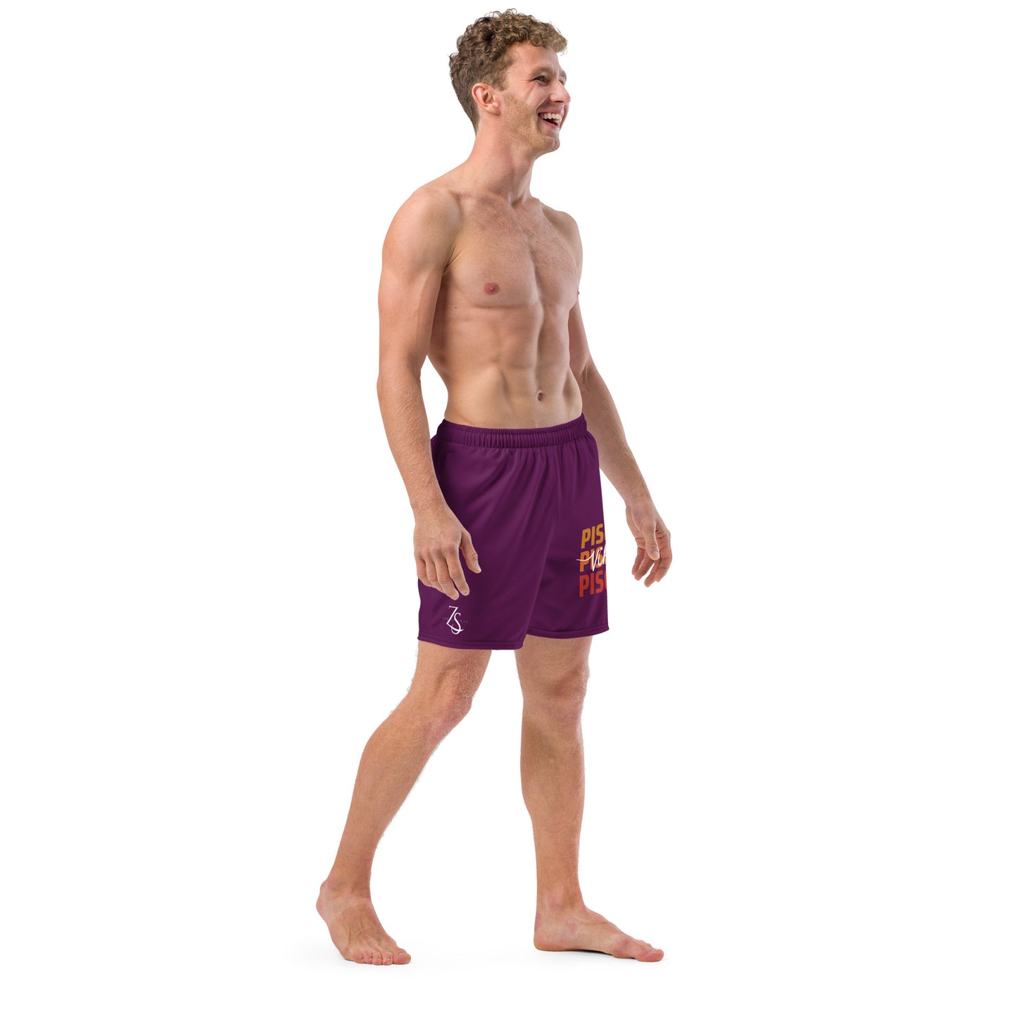 Pisces Vibes Men's swim trunks