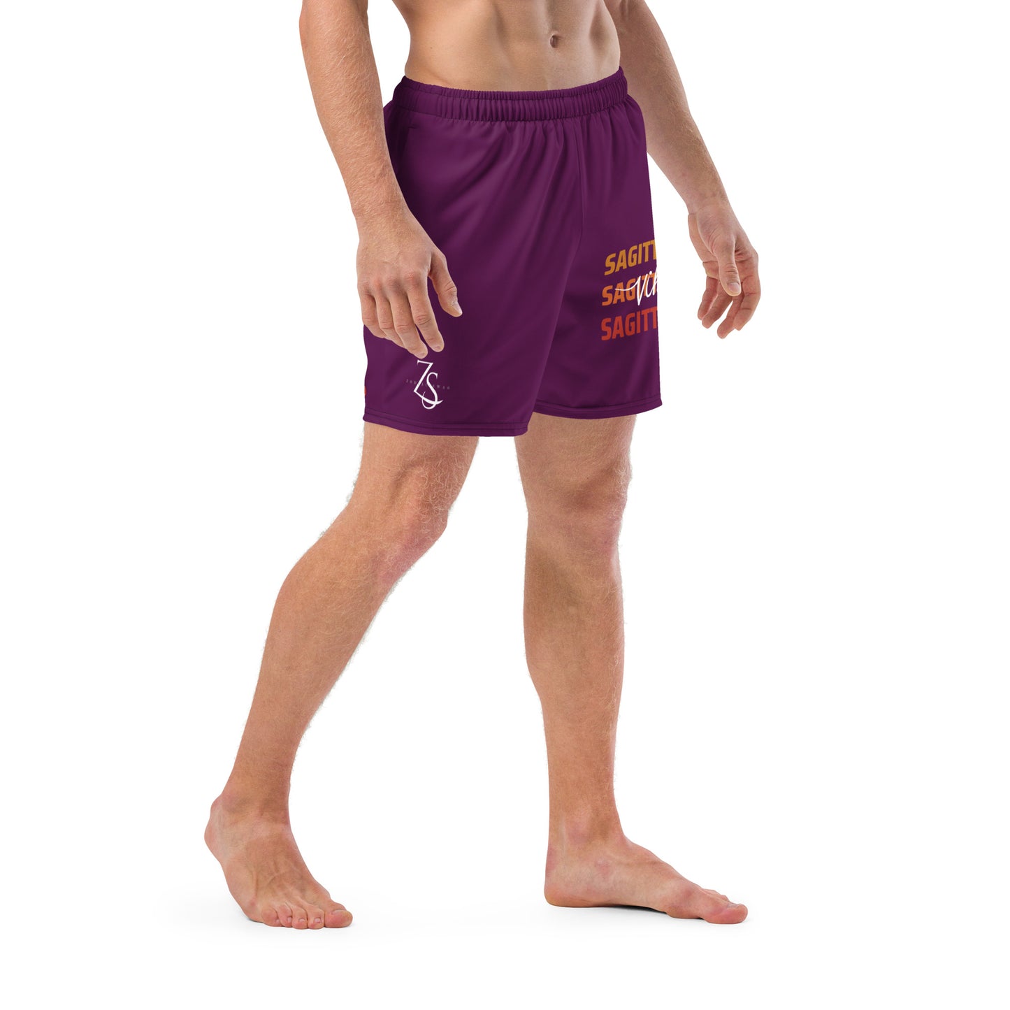 Sagittarius Vibes Men's swim trunks