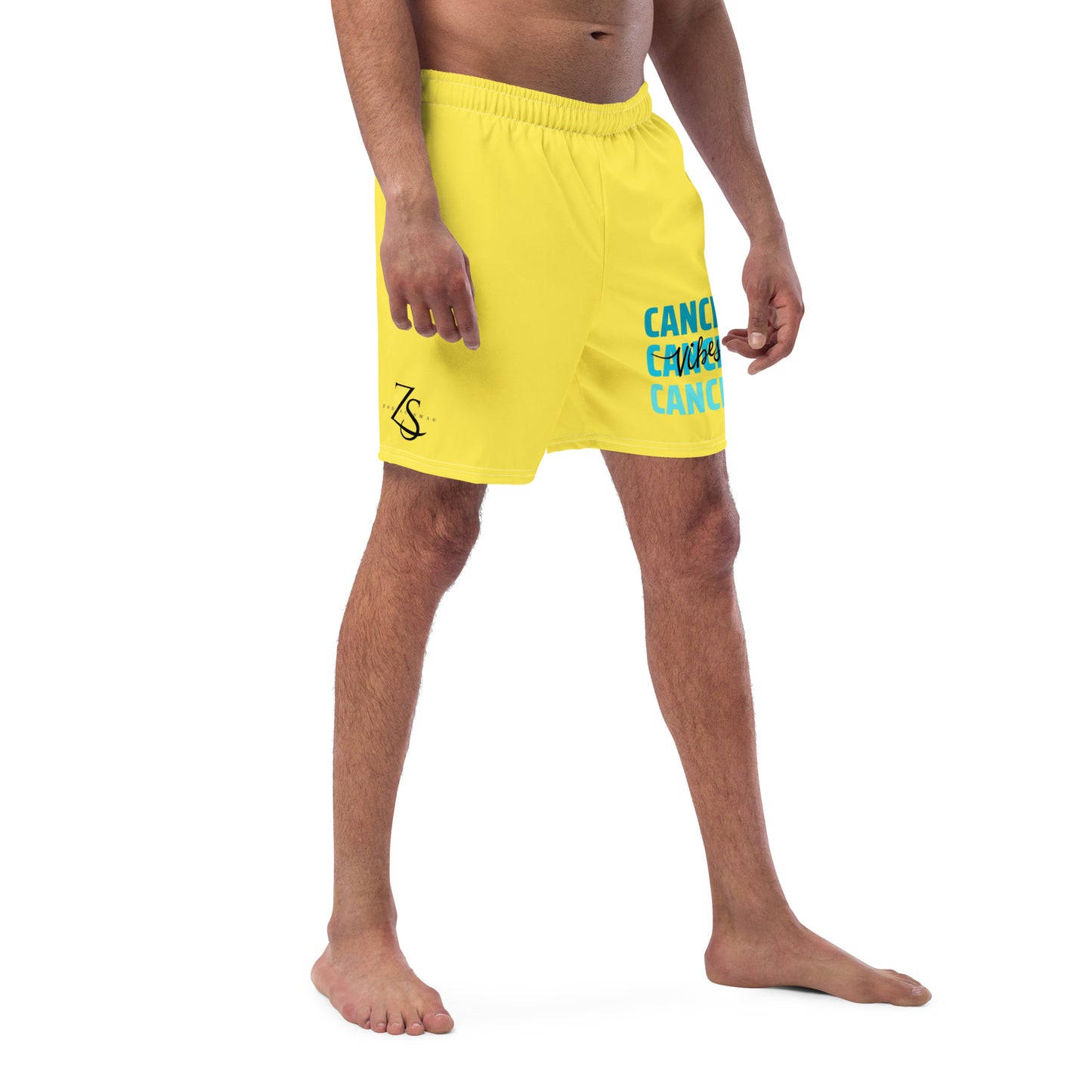 Cancer Vibes Men's swim trunks