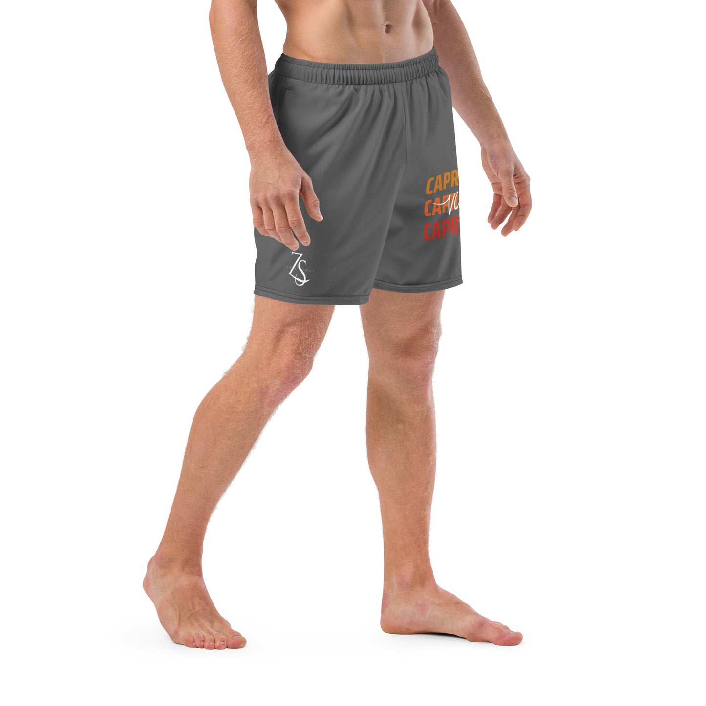 Capricorn Vibes Men's swim trunks