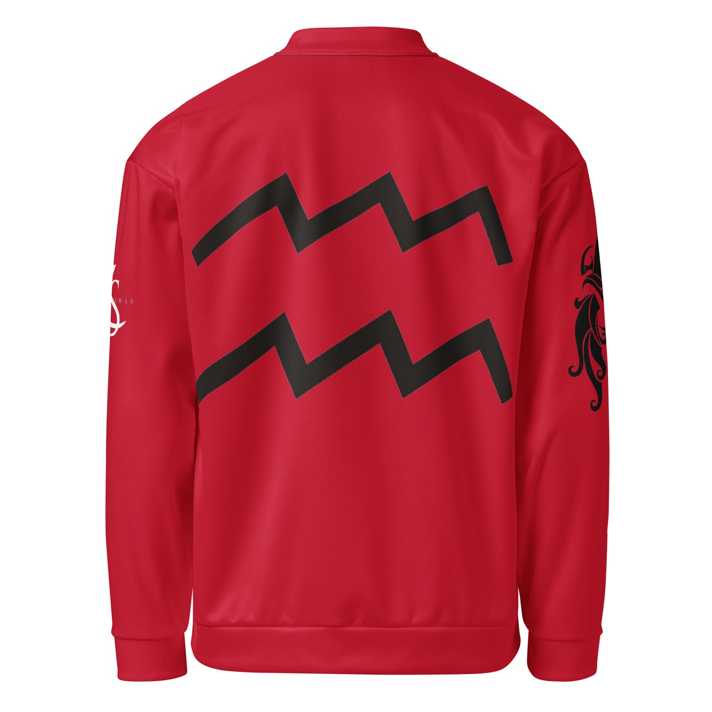 Aquarius Unisex Bomber Jacket - Red