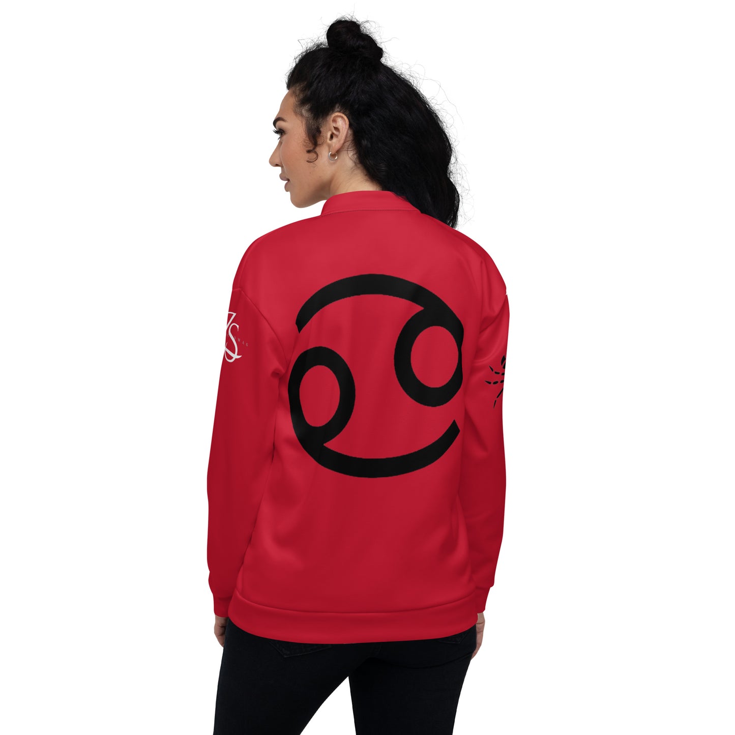 Cancer Unisex Bomber Jacket - Red