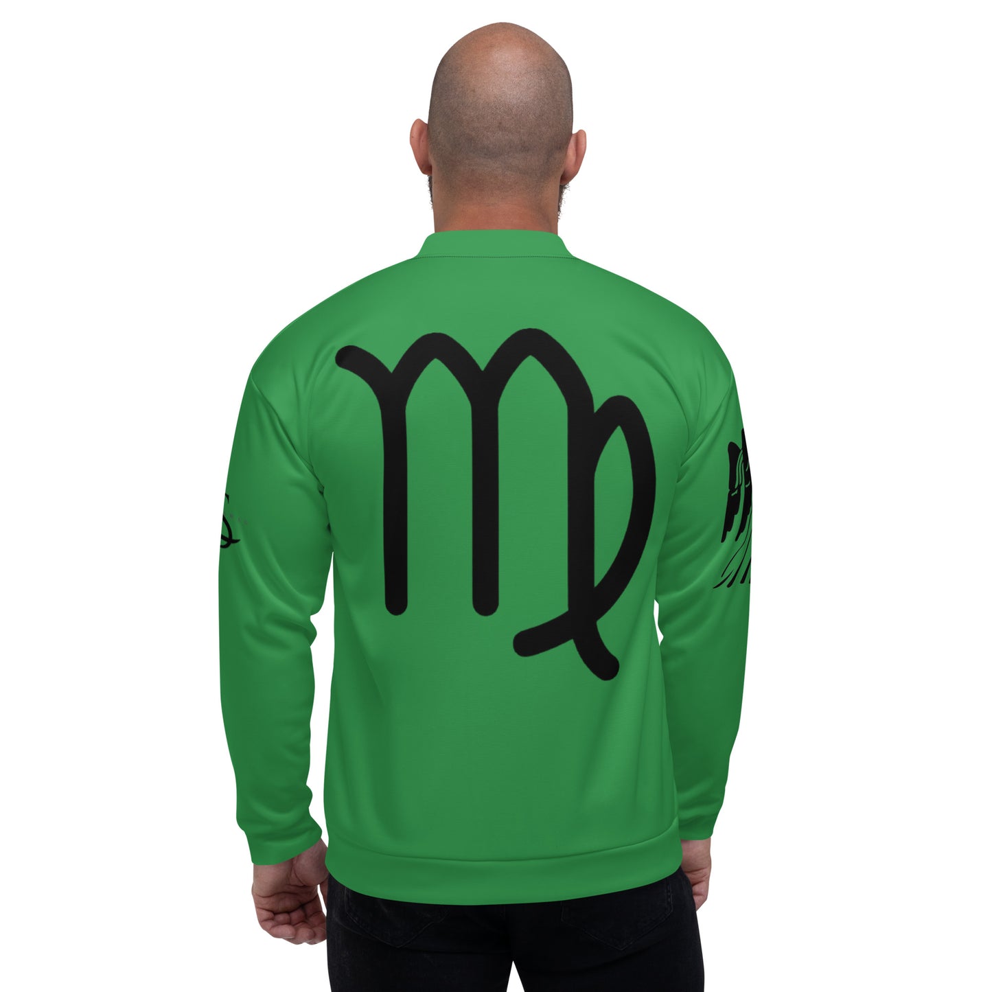 Virgo Unisex Bomber Jacket - Green