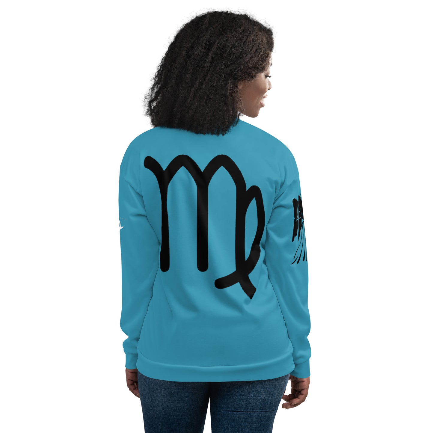 Virgo Unisex Bomber Jacket - Blue