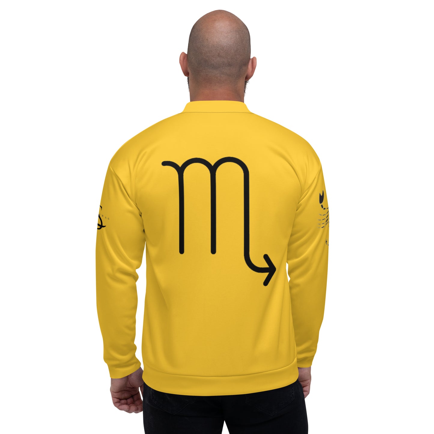 Scorpio Unisex Bomber Jacket - Yellow