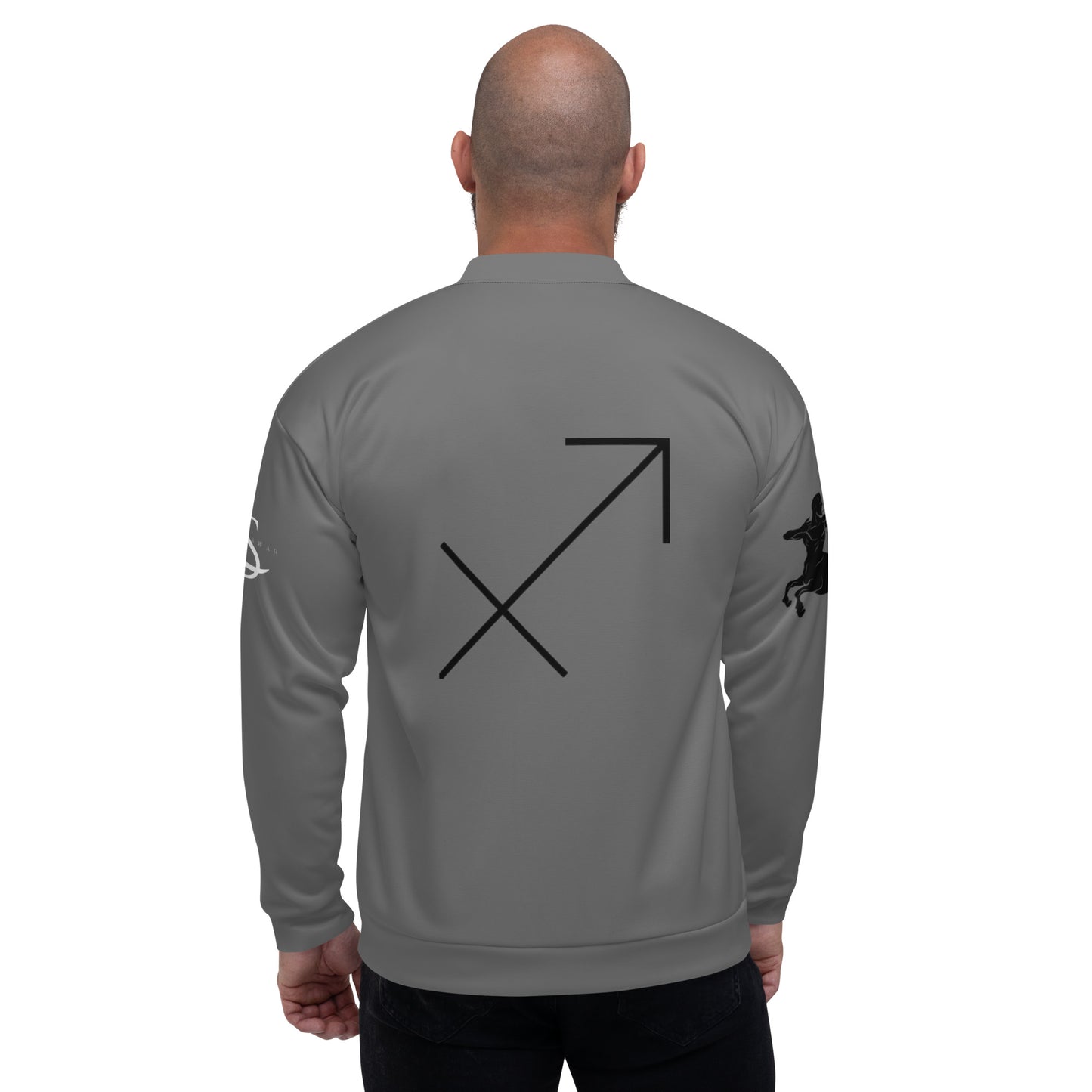 Sagittarius Unisex Bomber Jacket - Grey