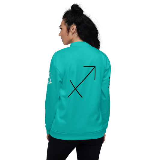 Sagittarius Unisex Bomber Jacket - Blue