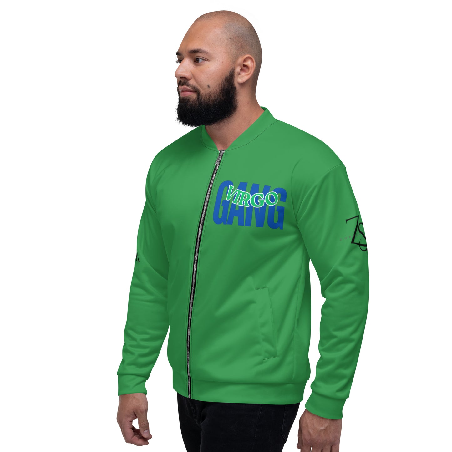 Virgo Unisex Bomber Jacket - Green