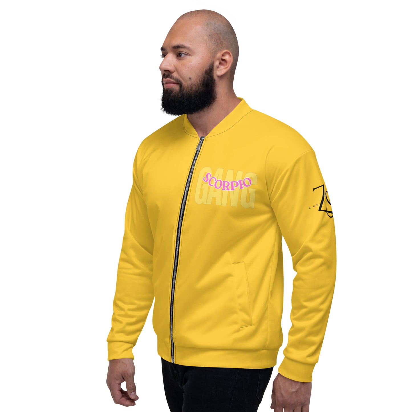 Scorpio Unisex Bomber Jacket - Yellow