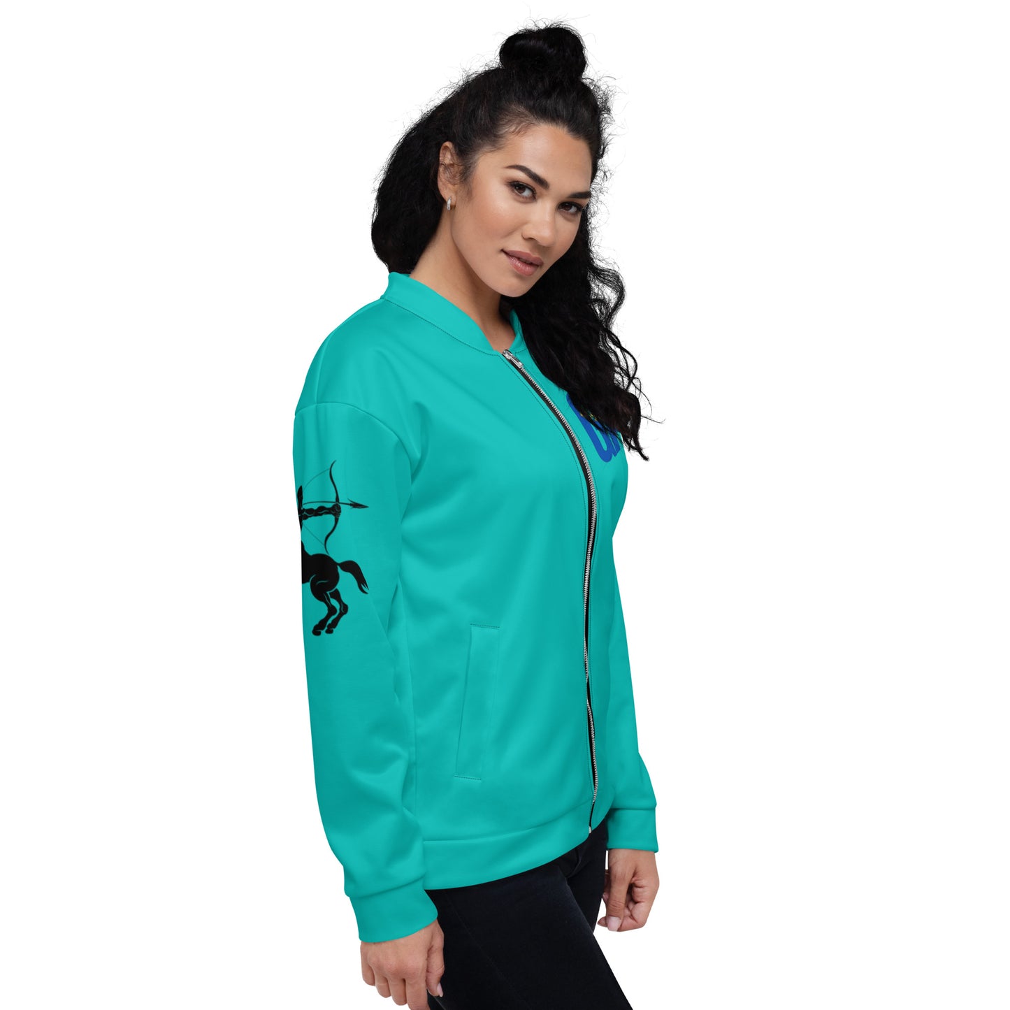 Sagittarius Unisex Bomber Jacket - Blue